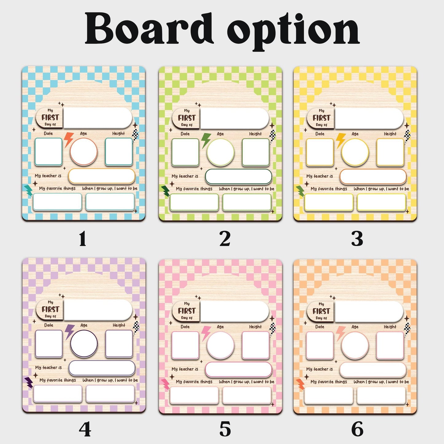 Custom First & Last Day School Sign, First Day Of School Board, Back To School Sign, Kindergarten 1st Day Of School Sign, School Photo Prop