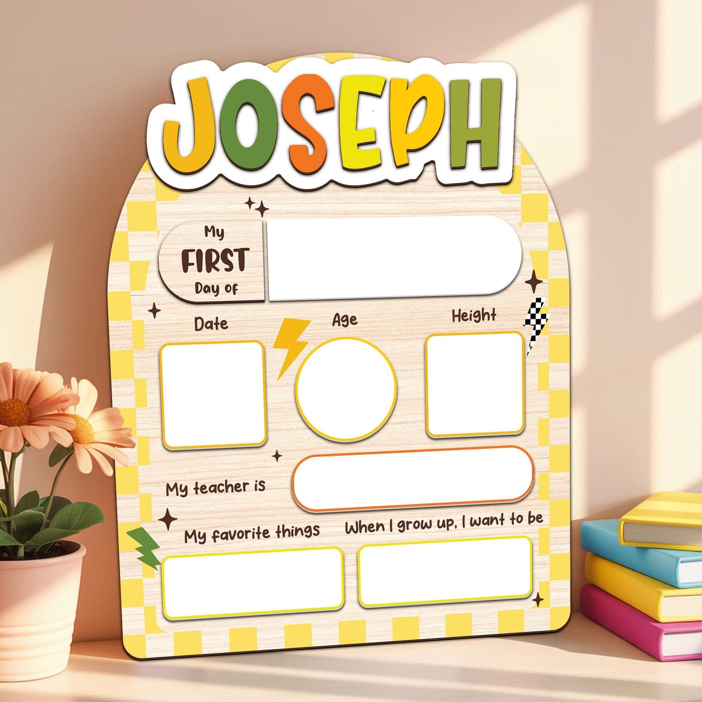 Custom First & Last Day School Sign, First Day Of School Board, Back To School Sign, Kindergarten 1st Day Of School Sign, School Photo Prop