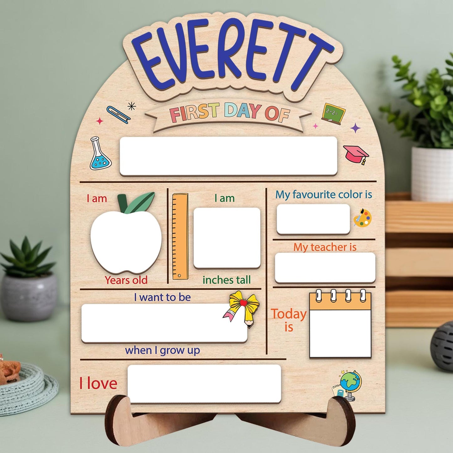 Custom First Day Of School Sign, Custom First And Last Day Of School Sign, Custom Wooden School Board For Prop Photos, Back To School Sign