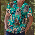 Border Terrier Tropical Hawaiian Shirt, Dog Breed Aloha Shirts, Summer Short Sleeve Shirts