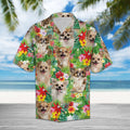 Chihuahua Flower Tropical Hawaiian Shirt, Chihuahua Tropical Aloha Shirts, Summer Short Sleeve Shirts