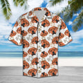 Cute Rhodesian Ridgeback Hawaiian Shirt, Pet Lover Aloha Shirts, Summer Short Sleeve Shirts