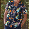 Camera Exotic Forest Hawaiian Shirt, Photographer Aloha Shirts, Summer Short Sleeve Shirts