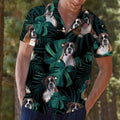 Boxer Tropical Jungle Hawaiian Shirt, Summer Short Sleeve Shirts, Jungle Boxer Aloha Shirts