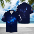 Capricorn Horoscope Hawaiian Shirt, Summer Short Sleeve Shirts, Zodiac Sign Aloha Shirts