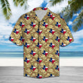 Cowboy Hat Texas Hawaiian Shirt, Summer Short Sleeve Shirts, Texas Pride Aloha Shirts