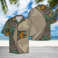 Connecticut Mandala Hawaiian Shirt, Graphic Aloha Shirts, Summer Short Sleeve Shirts