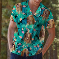Bracco Italiano Tropical Hawaiian Shirt, Unique Dog Aloha Shirts, Summer Short Sleeve Shirts