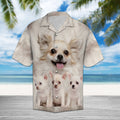 Chihuahua Great Hawaiian Shirt, Cute Chihuahua Aloha Shirts, Summer Short Sleeve Shirts