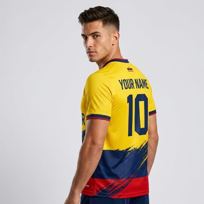 Ecuador Soccer Jersey 2026 Custom Name Number, Men Women Soccer Jerseys, Ecuador Shirt Match Day Uniform
