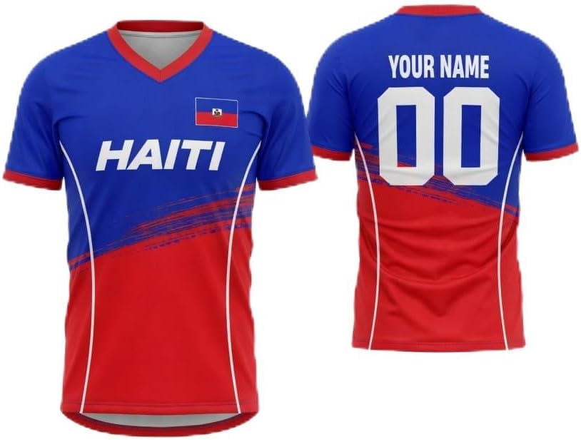 Personalized Haiti Soccer Jersey 2026, Custom Maillot Football Shirts, Team Fans Football T-shirt