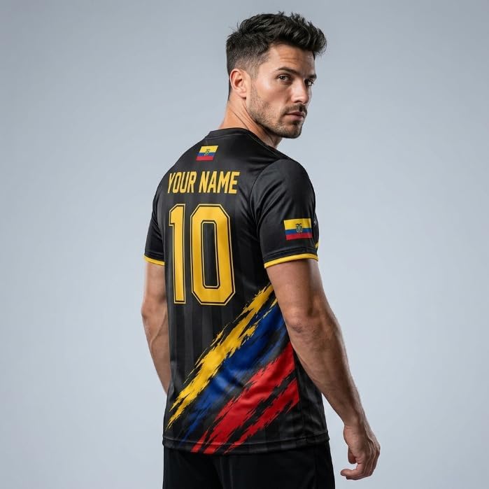 Ecuador Soccer Jersey 2026 Custom Name Number, Football Shirts for Men Women, Ecuador Football Sportswear