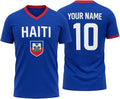 Personalized Haiti Soccer Jersey 2026, Custom Maillot Soccer Shirts, Team Football Uniform