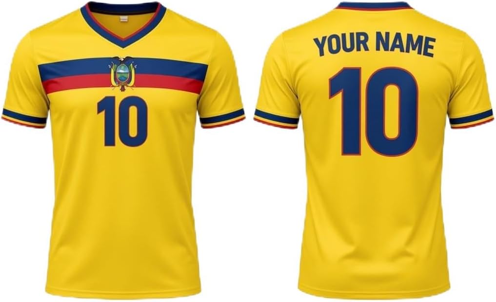 Personalized Ecuador Soccer Jersey 2026, Camiseta de Ecuador Shirts, Soccer Fan Match Day Outfits