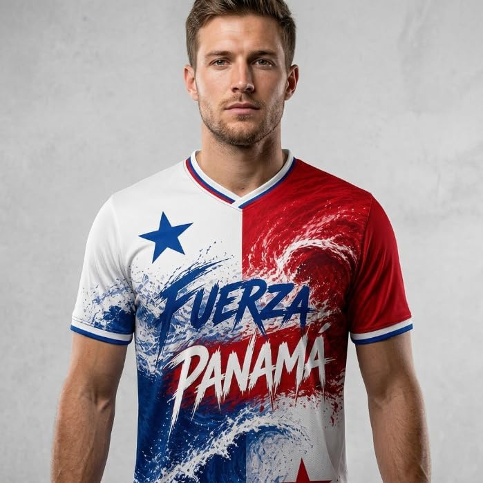 Custom Panama Soccer Jersey 2026, Personalized Football Uniforms, Panama Flag Soccer Shirts