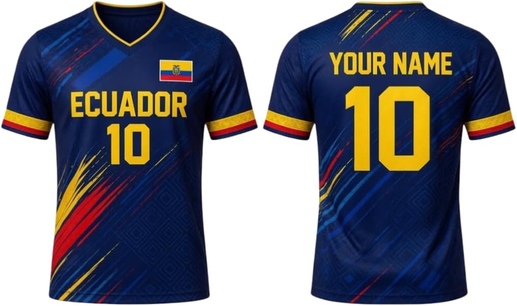 Personalized Ecuador Soccer Jersey 2026, Camiseta de Ecuador Football Jerseys, Ecuadorian Pride T-shirts