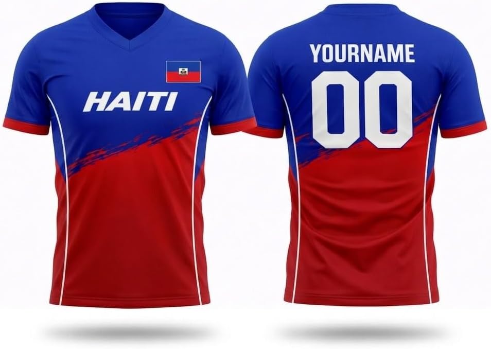 Personalized Haiti Soccer Jersey 2026, Custom Haitian Football Shirts, Pride Maillot Football Jersey