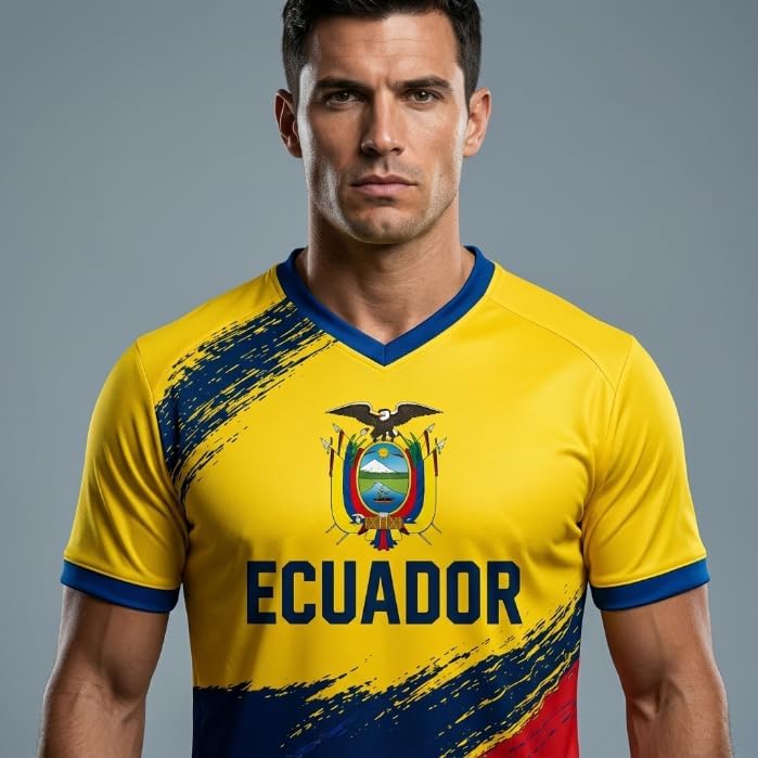 Ecuador Soccer Jersey 2026 Custom Name Number, Soccer Jerseys for Men Women, Football Shirt Game Day