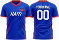 Personalized Haiti Soccer Jersey 2026, Custom Maillot Football Uniforms, Haitian Pride Fan Apparel