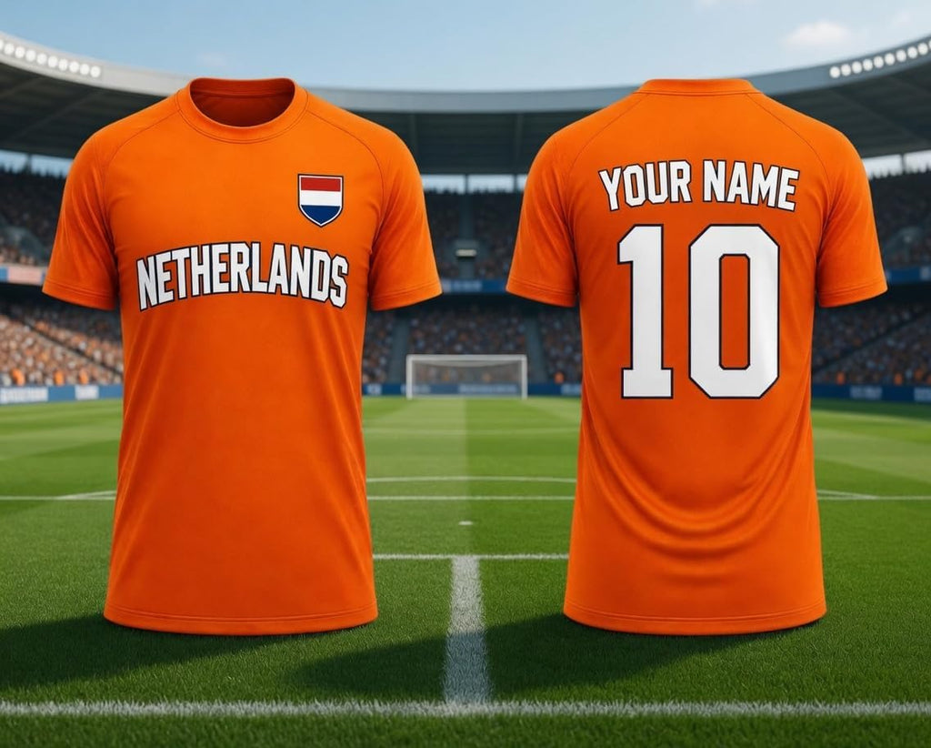 Personalized Netherlands Soccer Jersey 2026, Nederland Netherlands Shirts, Holland Dutch Football Sportswear