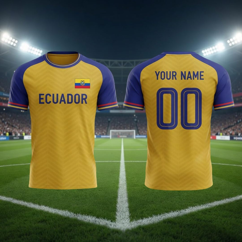 Personalized Ecuador Soccer Jersey 2026, Camiseta de Ecuador Shirts, Men Women Ecuadorian Pride Football Shirt
