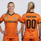 Netherlands Soccer Jersey Custom Name Number, Holland Jerseys for Men Women, Dutch Football Fan Shirt
