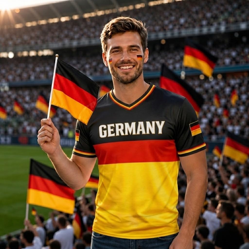 Custom Germany Soccer Jersey, German Soccer Jerseys Men Women, Germany Football T-shirts Match Day