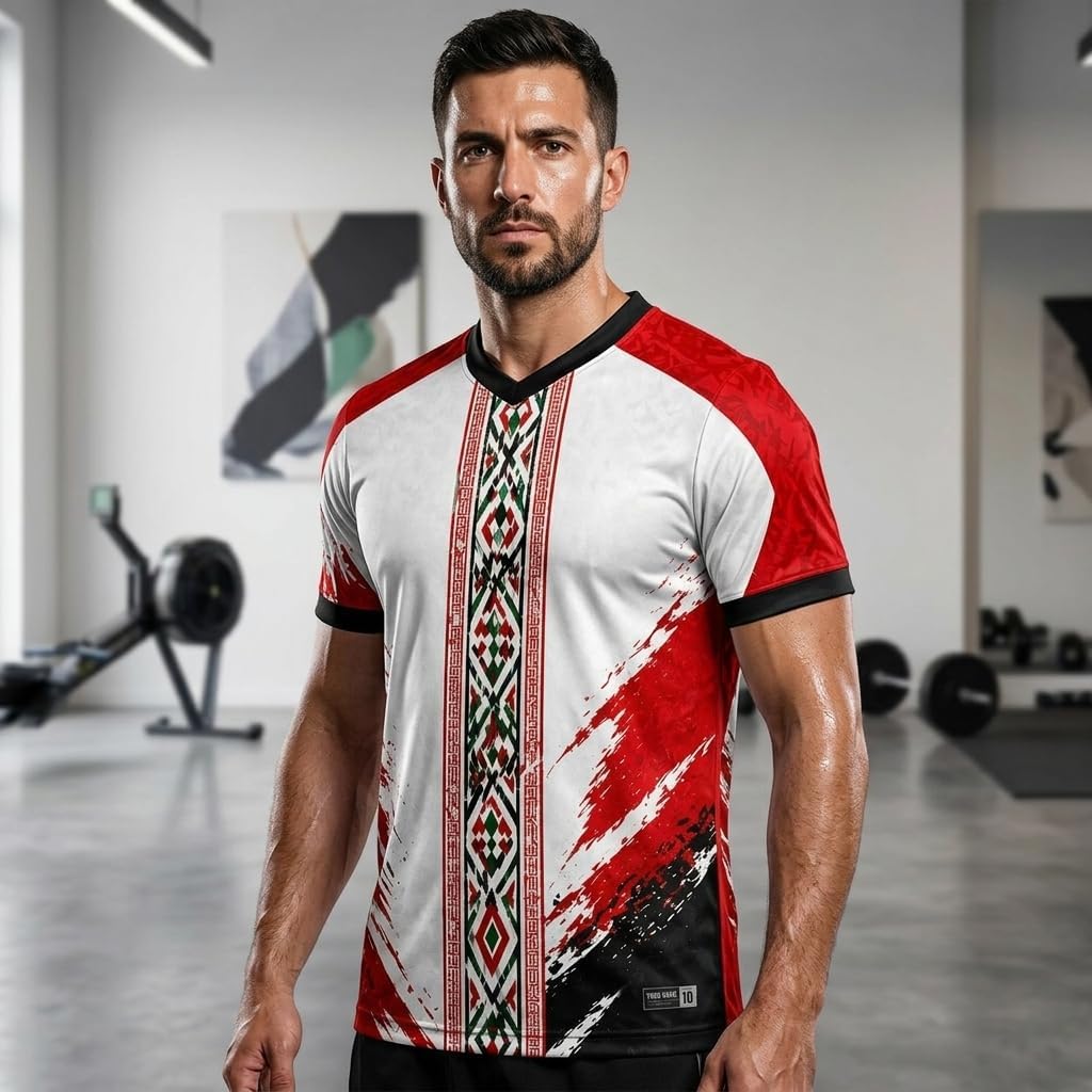 Iraq Soccer Jersey 2026 Custom Shirt, Personalized Football Tee, Iraq Flag Fan Sportswear