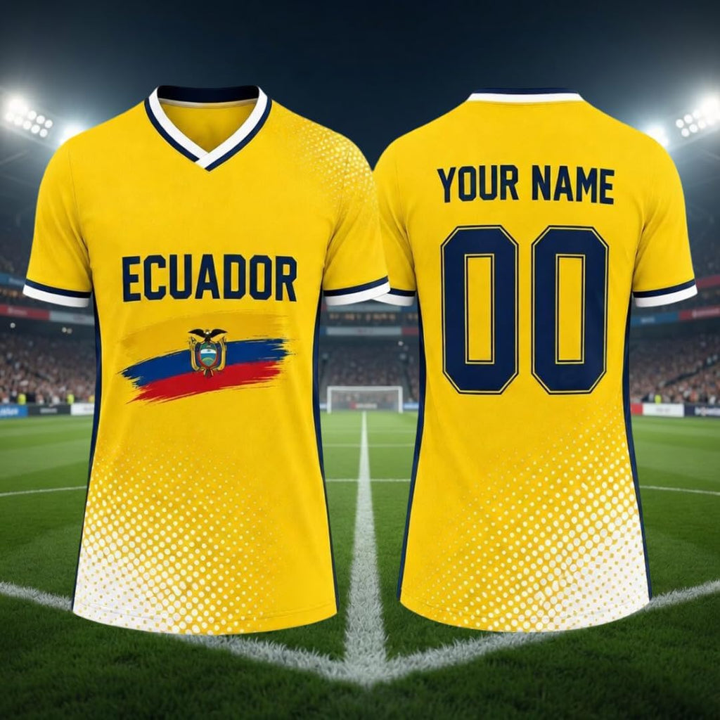 Personalized Ecuador Soccer Jersey 2026, Camiseta de Ecuador Football Shirts, Ecuadorian Pride Team Uniform
