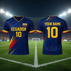 Personalized Ecuador Soccer Jersey 2026, Camiseta de Ecuador Football Jerseys, Ecuadorian Pride T-shirts