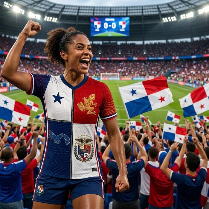 Custom Panama Soccer Jersey 2026, Personalized Name Number Football Shirts, Panama Fan Uniform