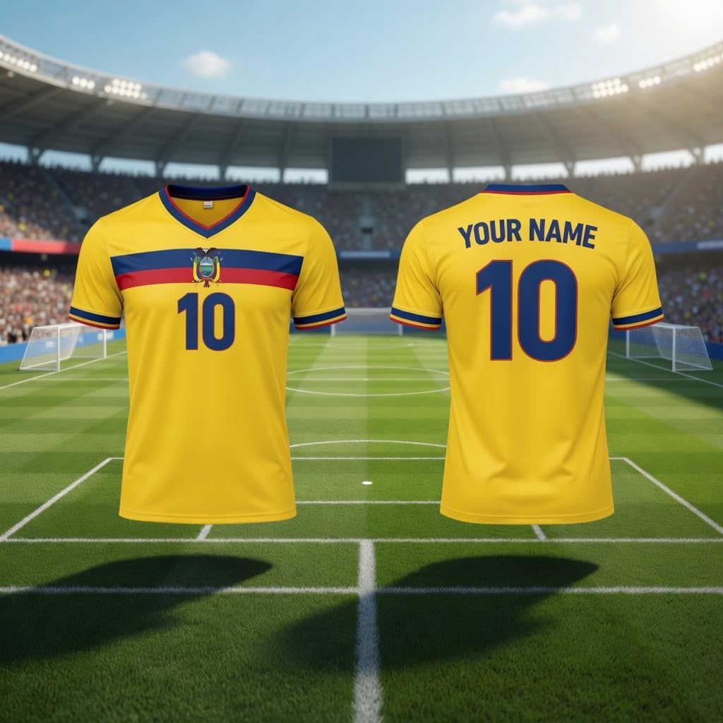 Personalized Ecuador Soccer Jersey 2026, Camiseta de Ecuador Shirts, Soccer Fan Match Day Outfits