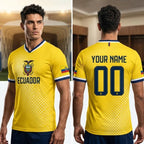 Ecuador Soccer Jersey 2026 Custom Name Number, Men Women Football Shirts, Ecuador Jersey Game Day Shirt