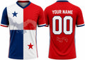 Custom Panama Soccer Jersey Name Number, Personalized Football Shirts, Panama Flag Soccer Apparel