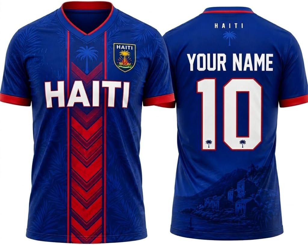 Personalized Haiti Soccer Jersey 2026, Custom Haitian Football Shirt, Pride Maillot Football Jersey