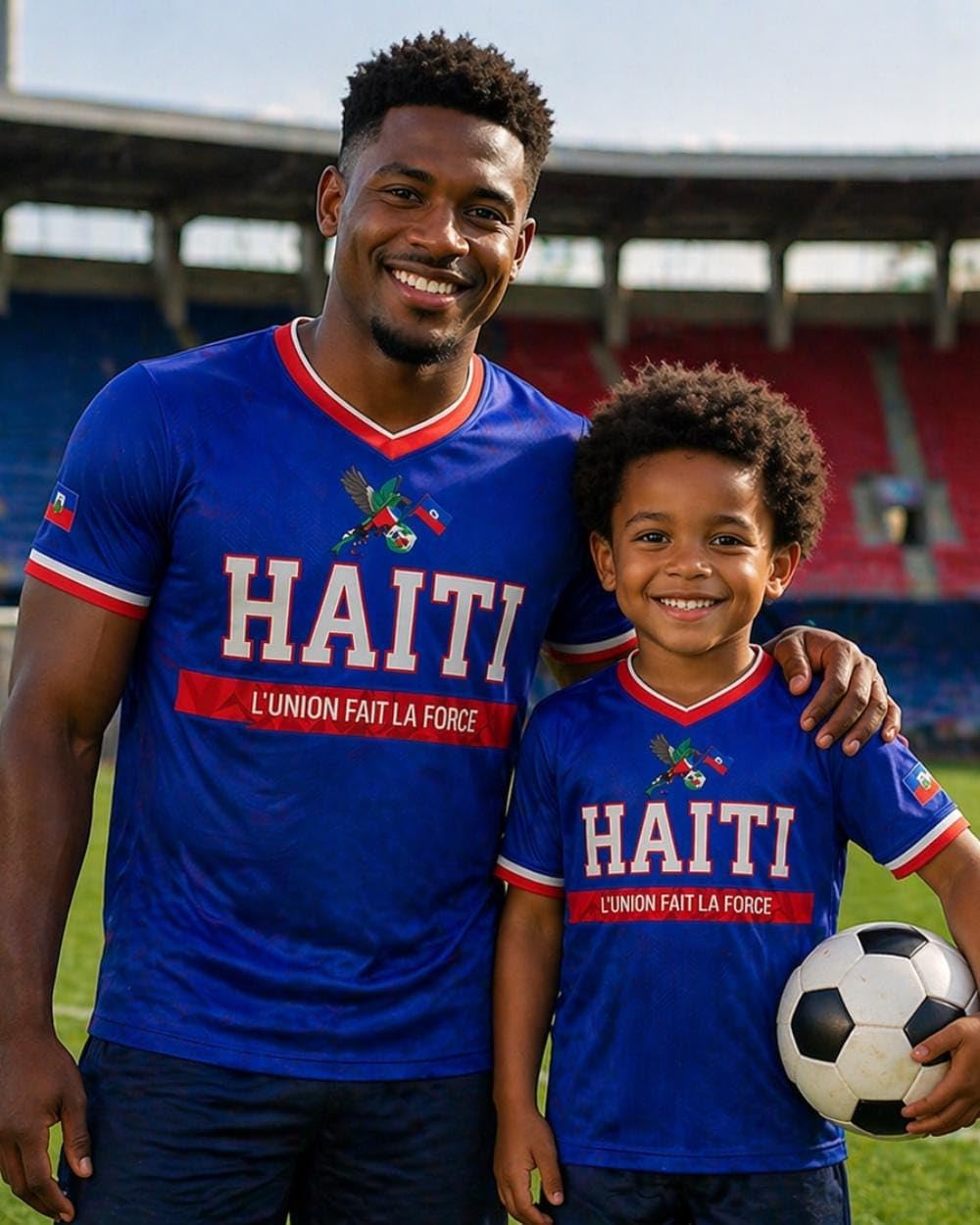 Custom Haiti Soccer Jersey Name Number, Haitian Football Shirts, Haiti Flag Soccer Jersey