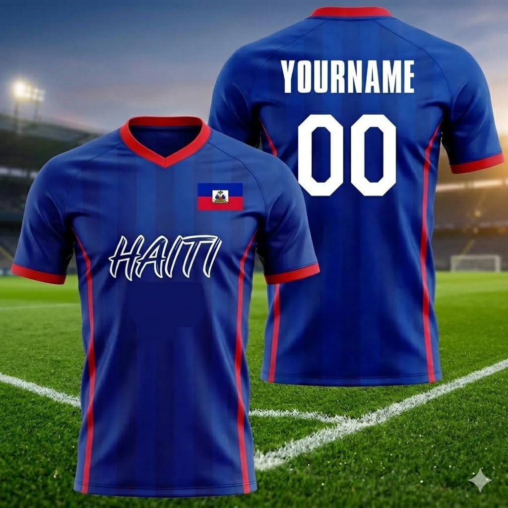 Personalized Haiti Soccer Jersey 2026, Custom Maillot Football Shirts, Haitian Pride Fan T-shirts