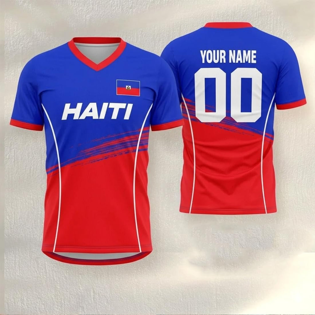 Personalized Haiti Soccer Jersey 2026, Custom Maillot Football Shirts, Team Fans Football T-shirt