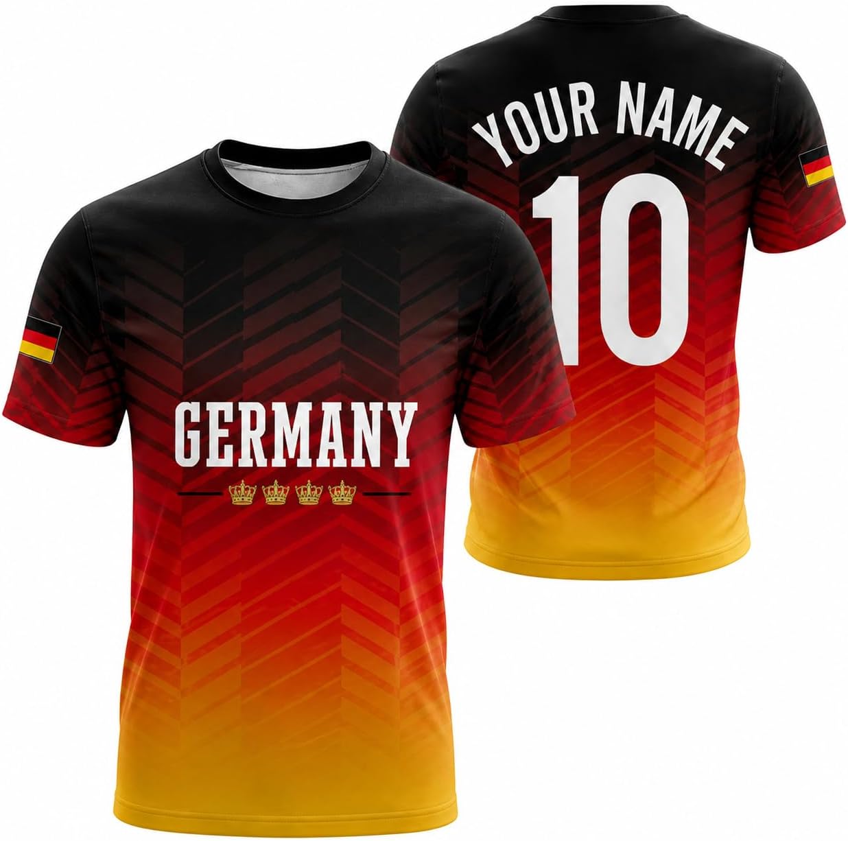 Custom Germany Soccer Jersey, German Soccer Jersey Men Women, Germany Football Shirts Match Day