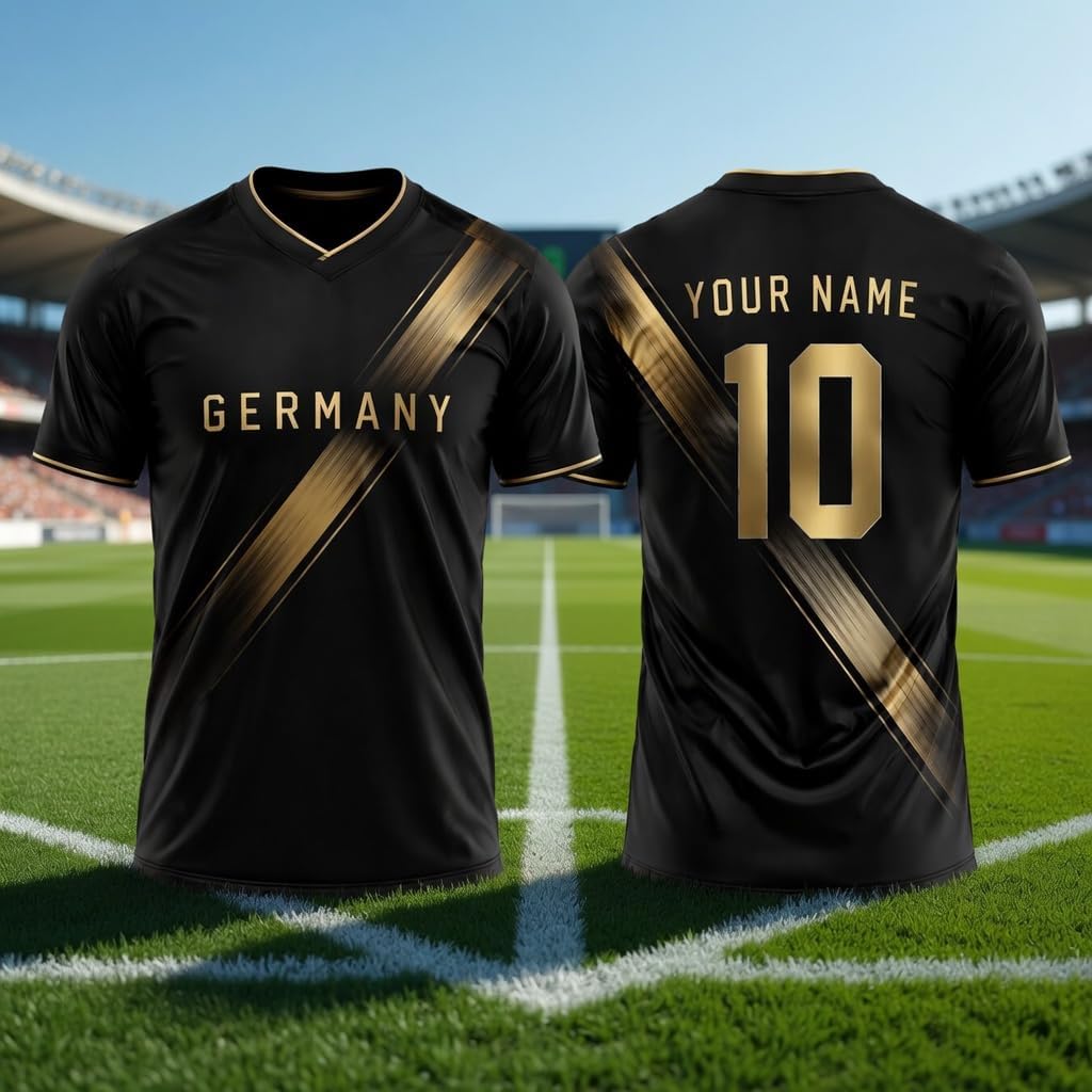 Personalized Germany Soccer Jersey, Custom Germany Shirt 2026, German Pride T-shirts Team Uniform