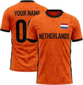 Netherlands Soccer Jersey Custom Name Number, Holland Jerseys for Men Women, Dutch Football Fan Shirt