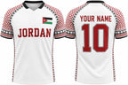 Custom Jordan Soccer Jersey Shirt, Custom Name Number Football Shirt, Jordan Fan Apparel
