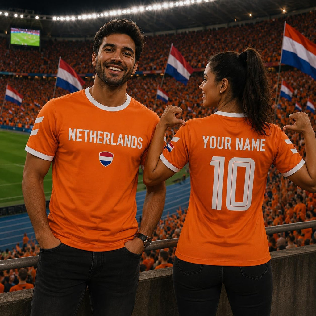 Personalized Netherlands Soccer Jersey 2026, Nederland Football Shirts, Holland Dutch Pride Fan T-shirt