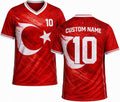 Custom Turkiye Turkey Soccer Shirt, Turkiye Football Shirt, Personalized Name Number Fan Apparel