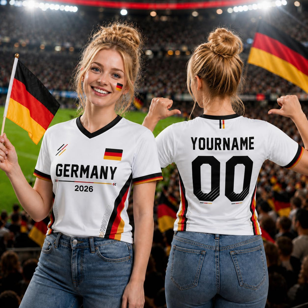 Custom Germany Soccer Jerseys, German Jersey Soccer Men Women, Germany Football T-shirts Match Day