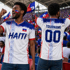 Custom Haiti Soccer Jersey Men Women, Haitian Football Shirt, Personalized Name Number Soccer Apparel