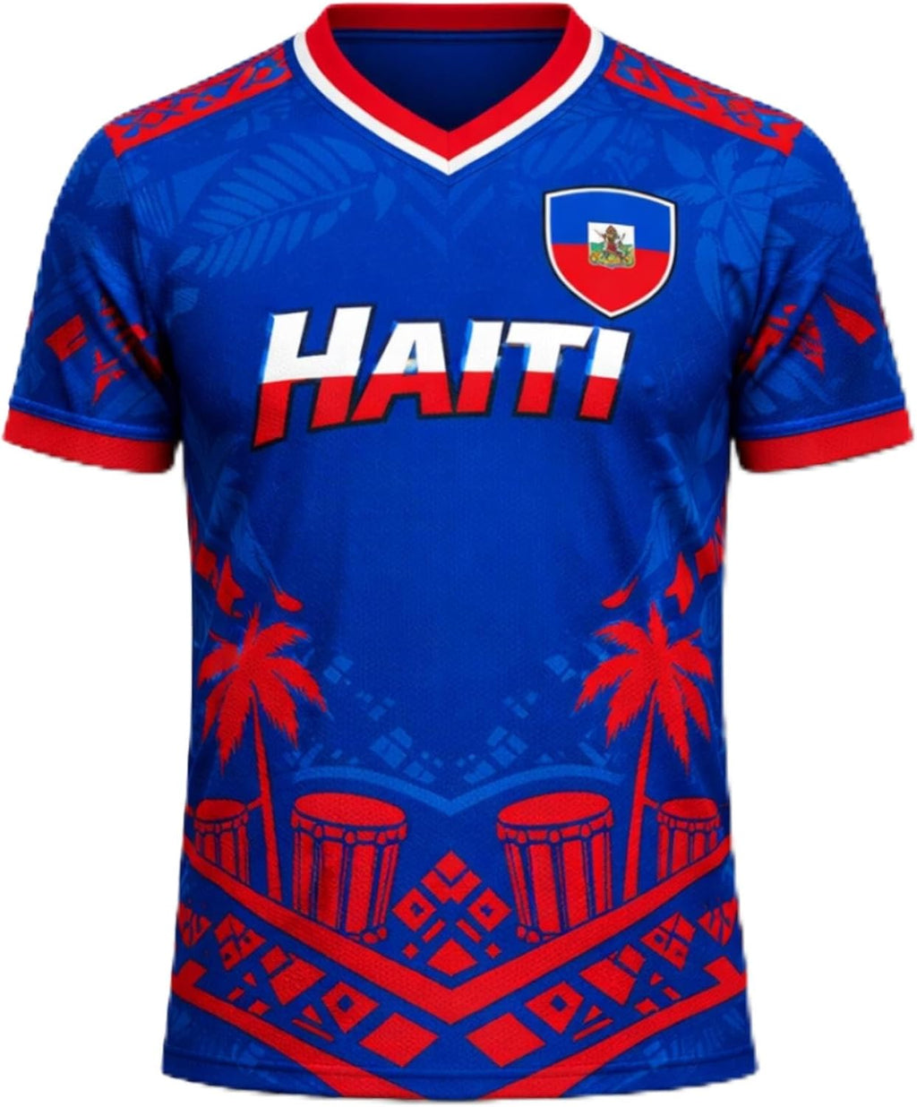 Haiti Soccer Jersey Custom Name Number, Haitian Soccer Team Jersey, Haitian Flag Football Shirt