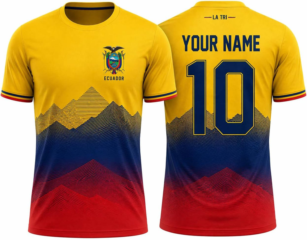 Ecuador Soccer Jersey 2026 Custom Name Number, Football Jerseys for Men Women, Ecuador National Team Jersey