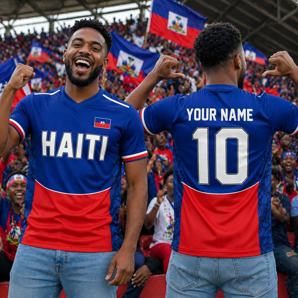 Haiti Soccer Jersey Custom Name Number, Haitian Football Shirt, Haiti Football Jersey Men Women Apparel