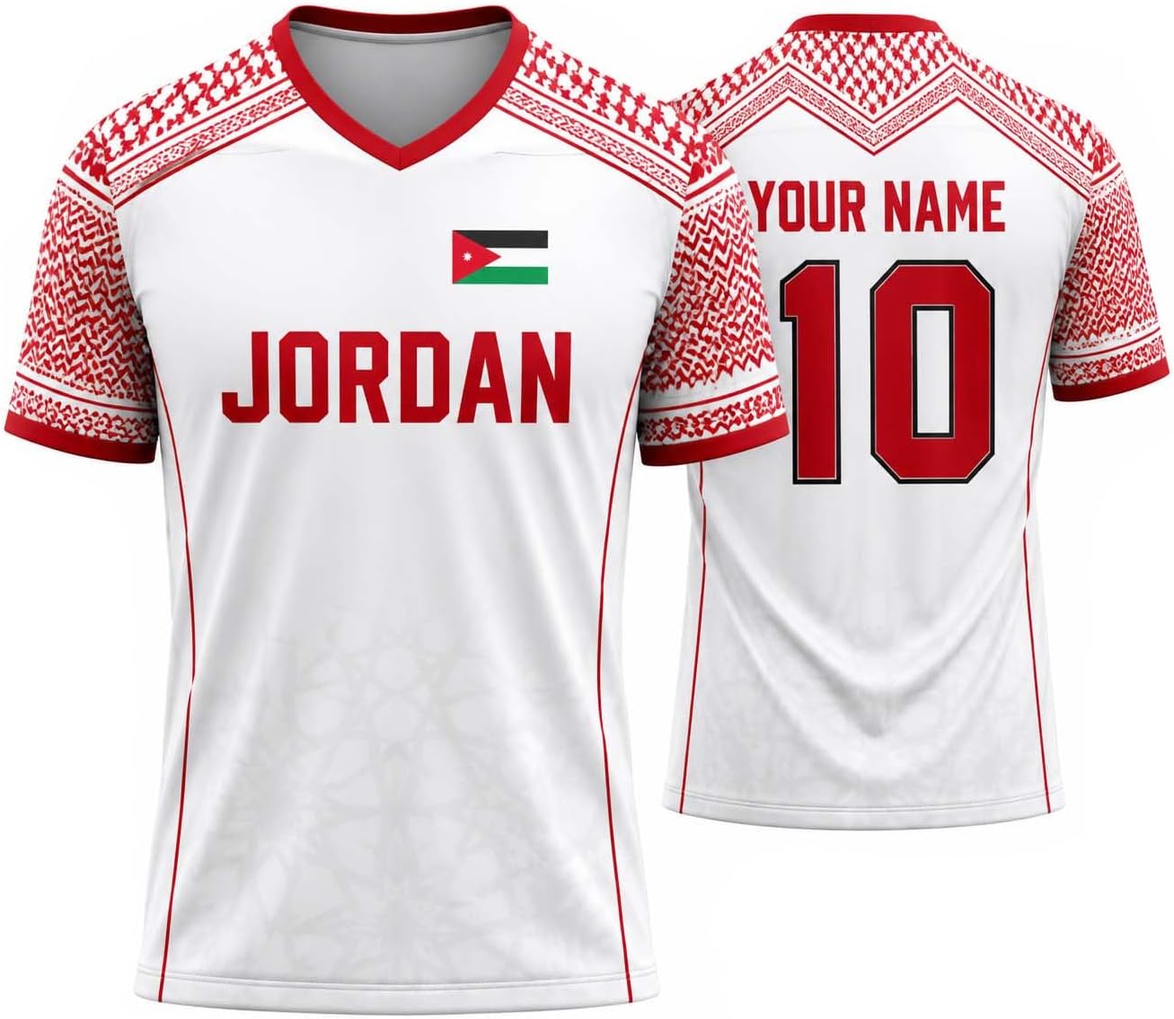 Custom Jordan Soccer Jersey Shirt, Jordan Football Shirt, Personalized Name Number Fan Apparel
